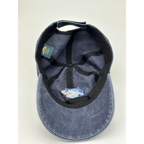 Free Style Hat Womens Adjustable Blue Miami Beach Florida Hook And Loop Golf Cap - Picture 5 of 8